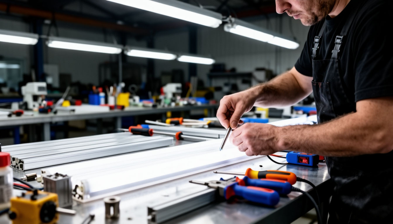 Neon sign assembly and quality control